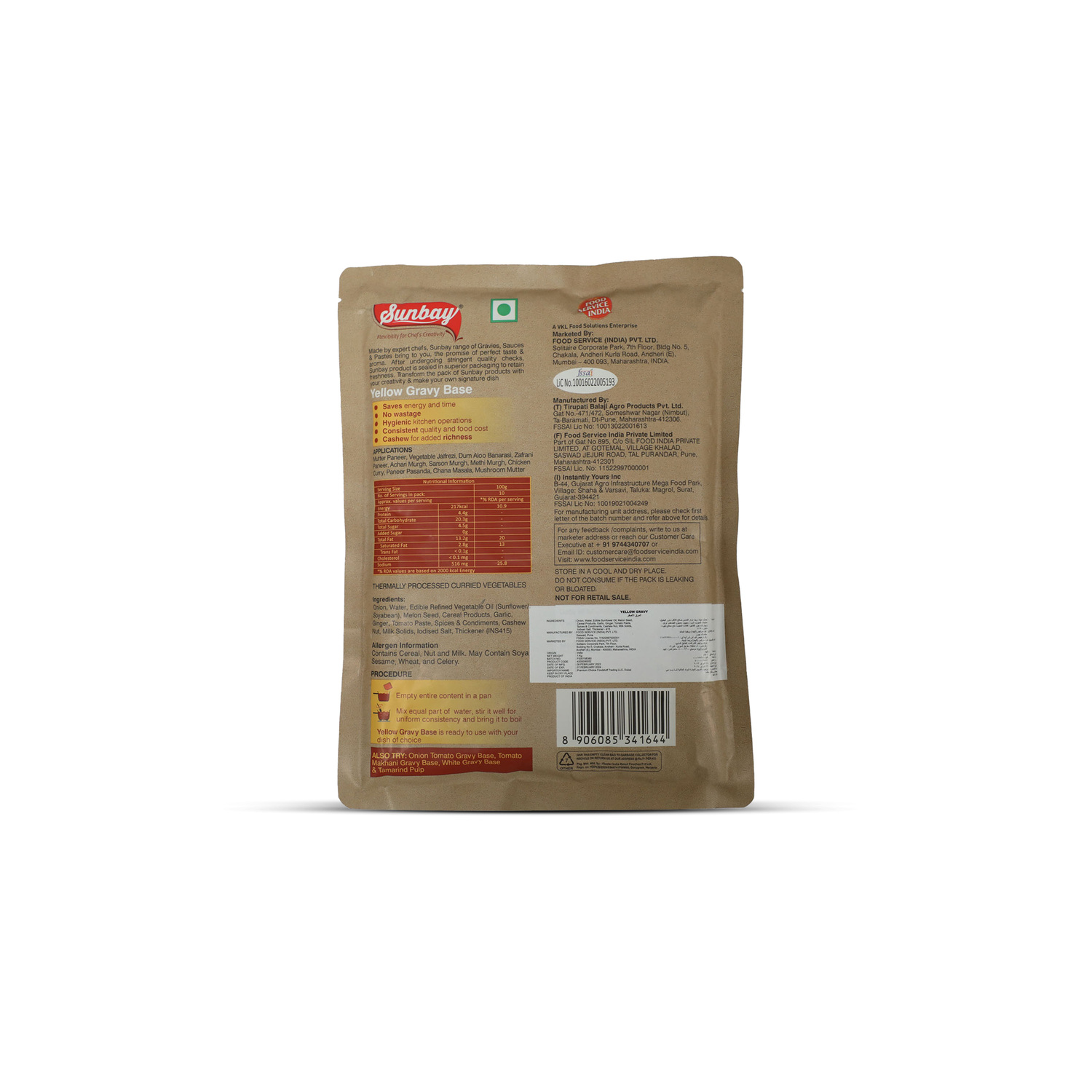 Yellow Gravy Base 1kg