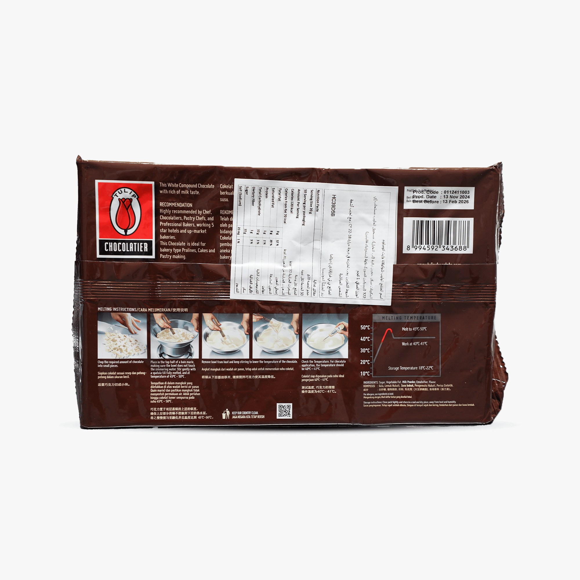 Tulip White Compound Chocolate